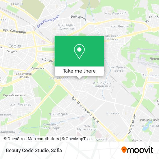 Beauty Code Studio map