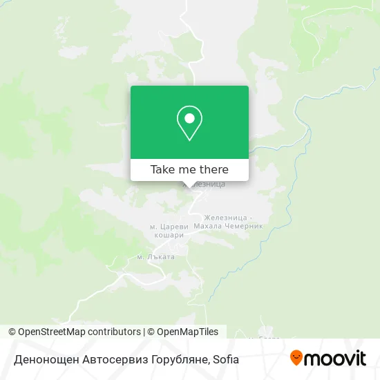Денонощен Автосервиз Горубляне map
