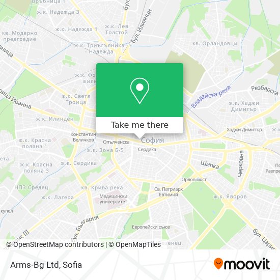 Arms-Bg Ltd map
