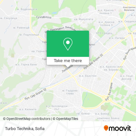 Turbo Technika map