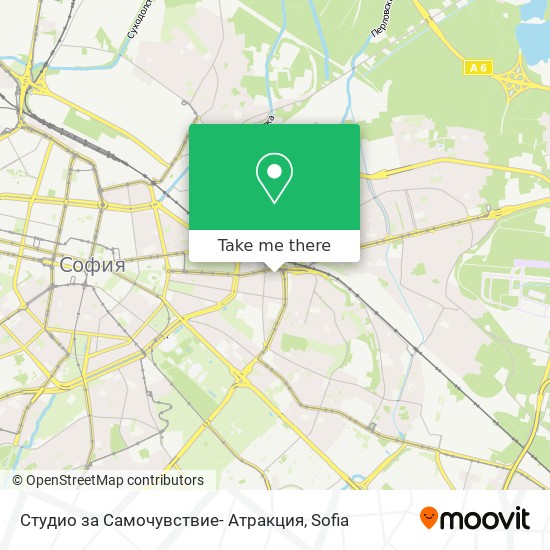 Студио за Самочувствие- Атракция map