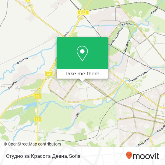 Студио за Красота Деана map