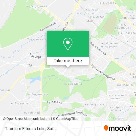 Titanium Fitness Lulin map