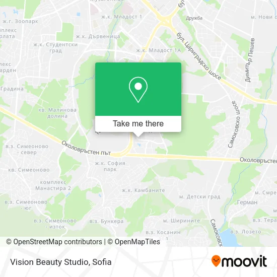 Карта Vision Beauty Studio