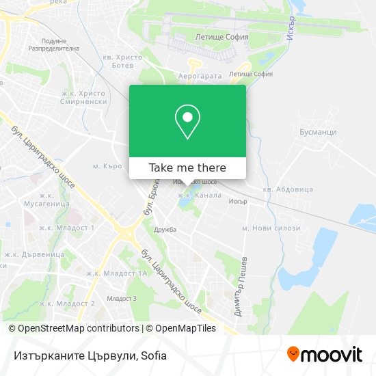 Изтърканите Цървули map