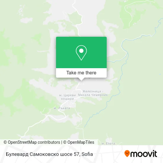 Карта Булевард Самоковско шосе 57