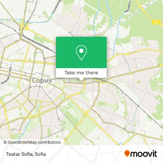 Teatar Sofia map