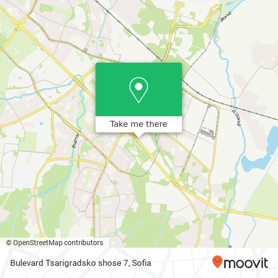 Bulevard Tsarigradsko shose 7 map