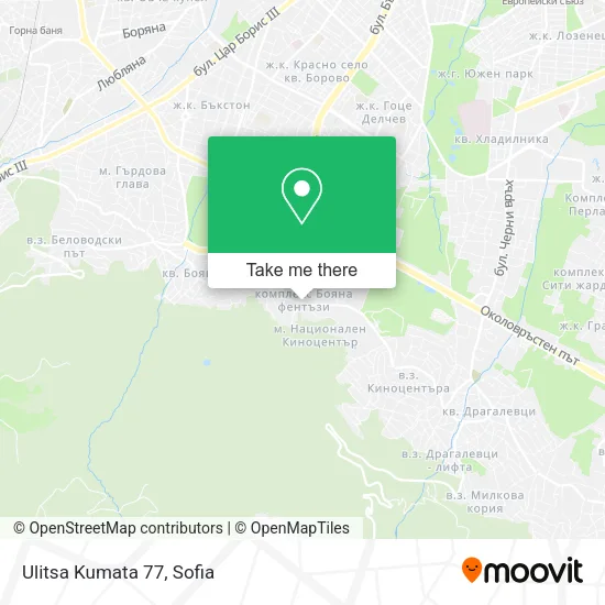 Карта Ulitsa Kumata 77