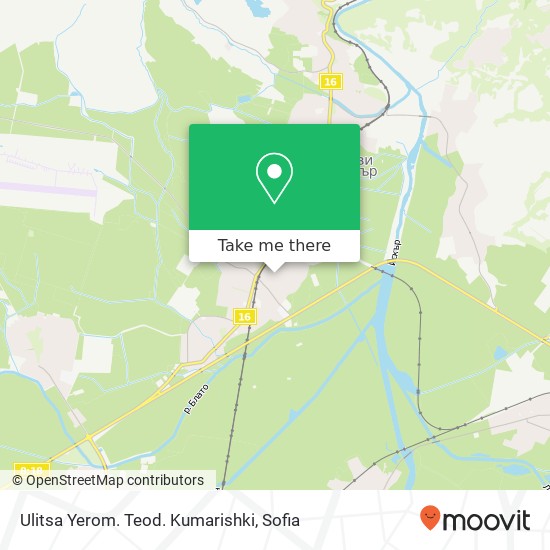 Карта Ulitsa Yerom. Teod. Kumarishki