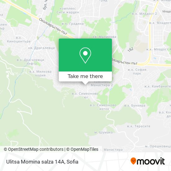 Карта Ulitsa Momina salza 14А