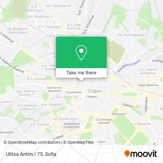 Карта Ulitsa Antim I 75