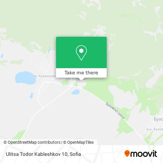 Карта Ulitsa Todor Kableshkov 10
