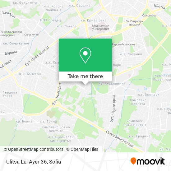 Ulitsa Lui Ayer 36 map