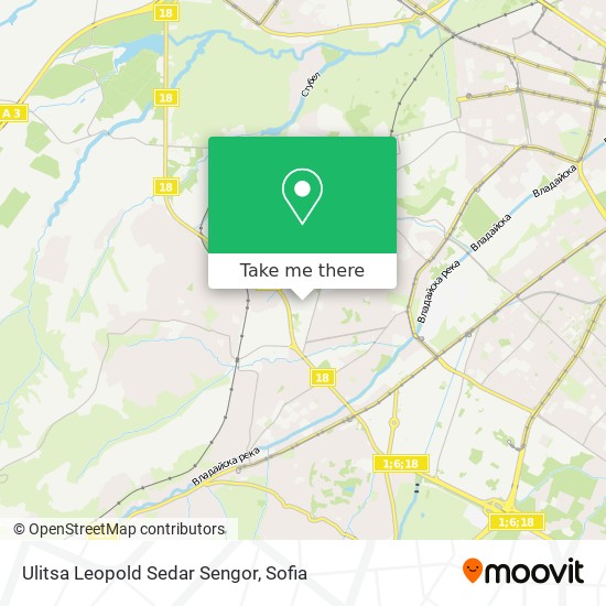 Карта Ulitsa Leopold Sedar Sengor