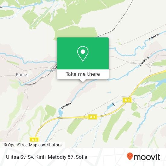 Ulitsa Sv. Sv. Kiril i Metodiy 57 map