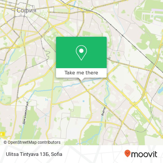 Карта Ulitsa Tintyava 13Б