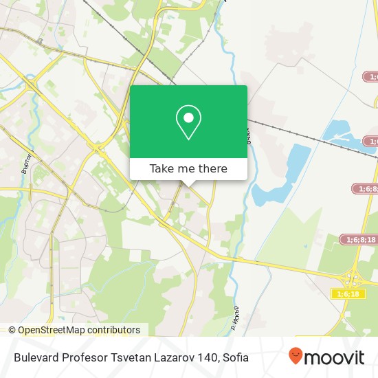 Карта Bulevard Profesor Tsvetan Lazarov 140