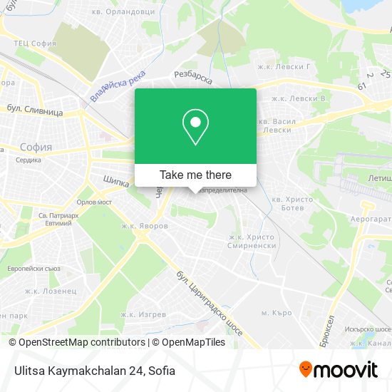 Карта Ulitsa Kaymakchalan 24