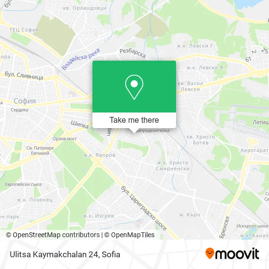 Карта Ulitsa Kaymakchalan 24