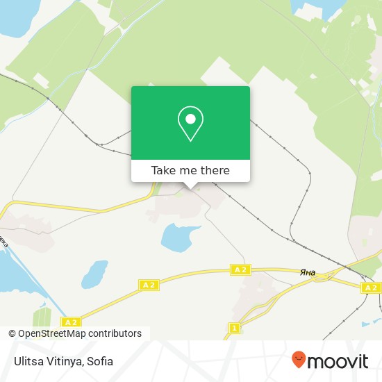 Ulitsa Vitinya map
