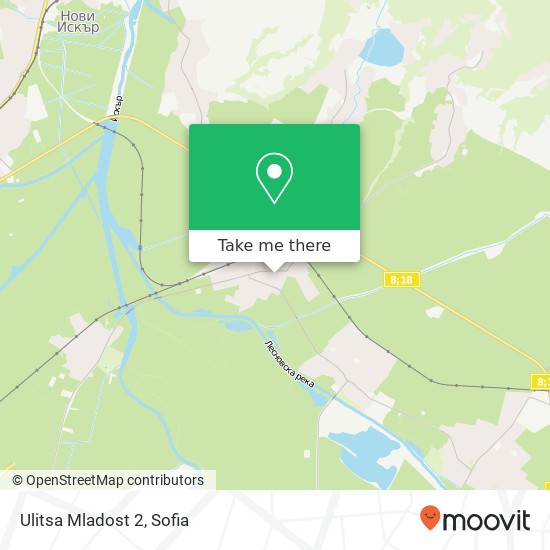 Ulitsa Mladost 2 map