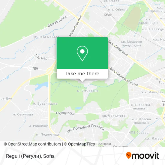 Карта Reguli (Регули)