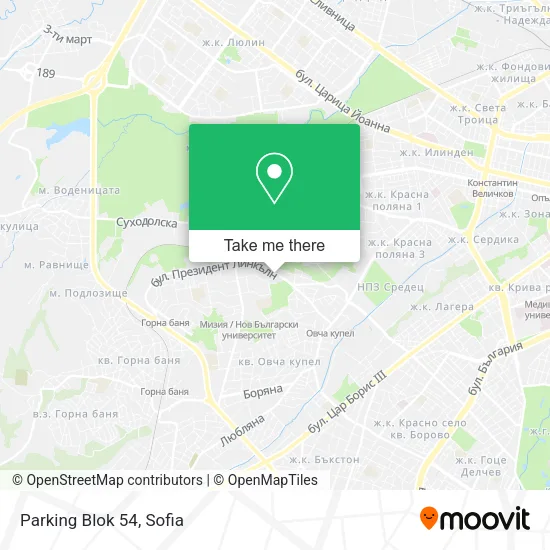 Карта Parking Blok 54