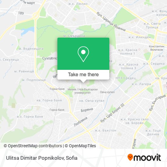 Ulitsa Dimitar Popnikolov map