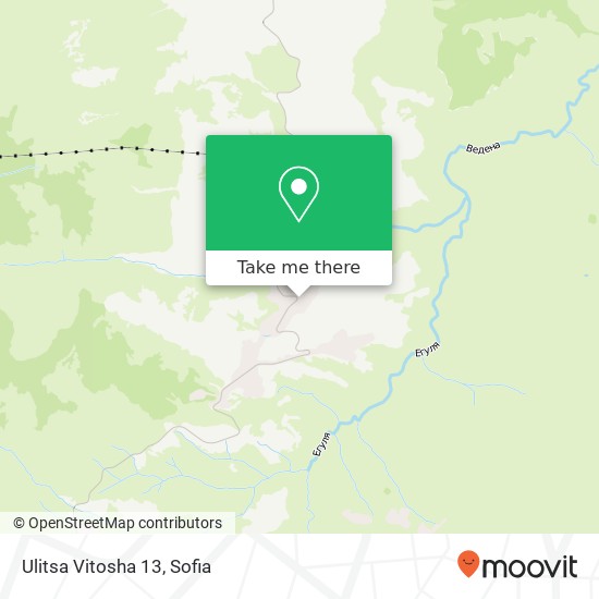 Ulitsa Vitosha 13 map
