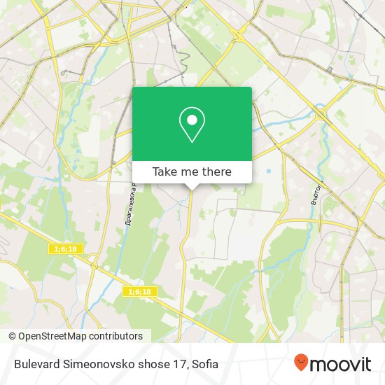 Bulevard Simeonovsko shose 17 map