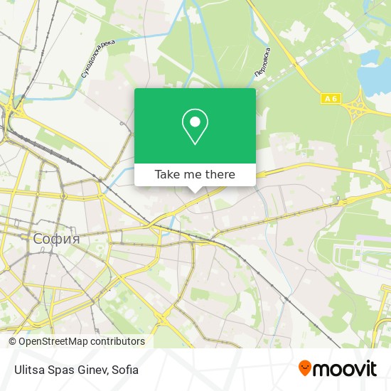 Ulitsa Spas Ginev map