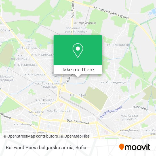 Карта Bulevard Parva balgarska armia
