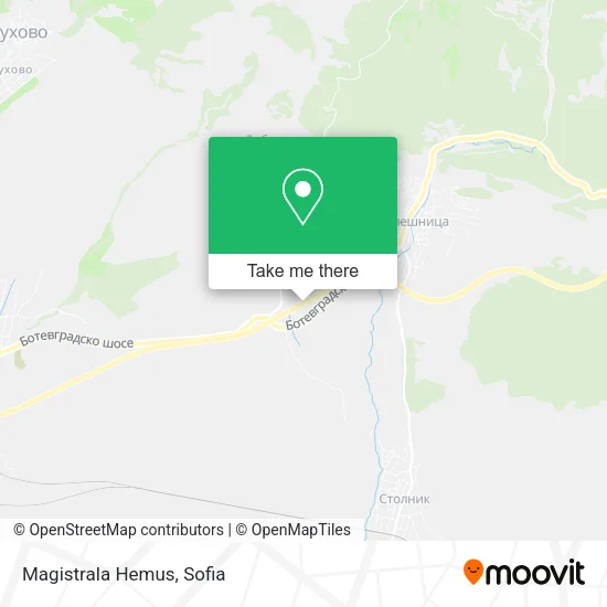 Карта Magistrala Hemus