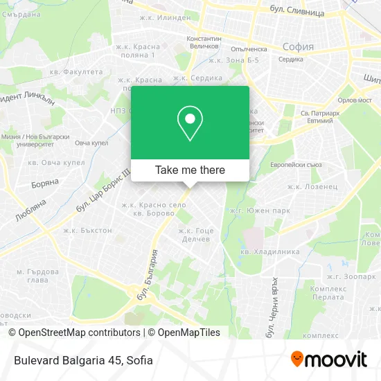Карта Bulevard Balgaria 45