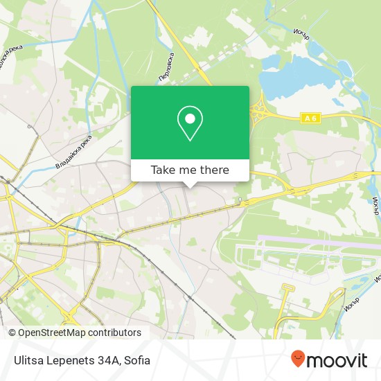 Ulitsa Lepenets 34А map