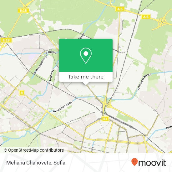 Карта Mehana Chanovete