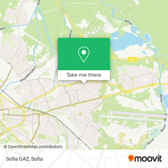 Sofia GAZ map