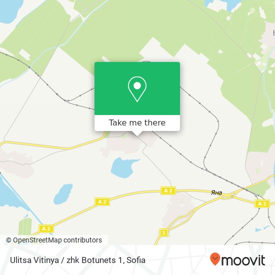 Карта Ulitsa Vitinya / zhk Botunets 1