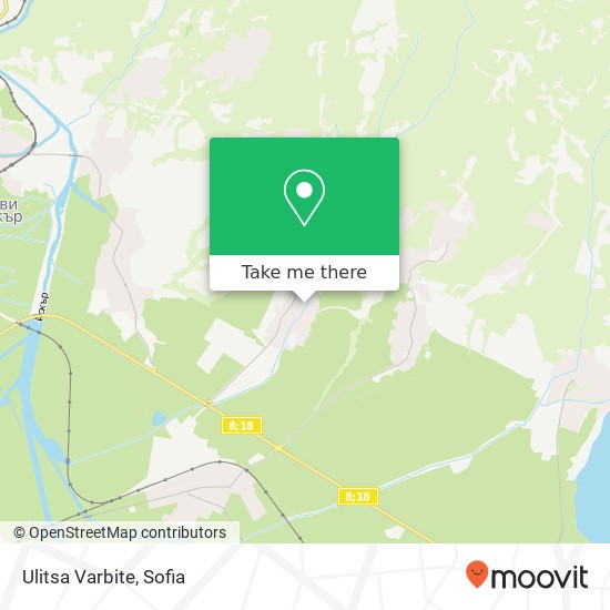 Ulitsa Varbite map