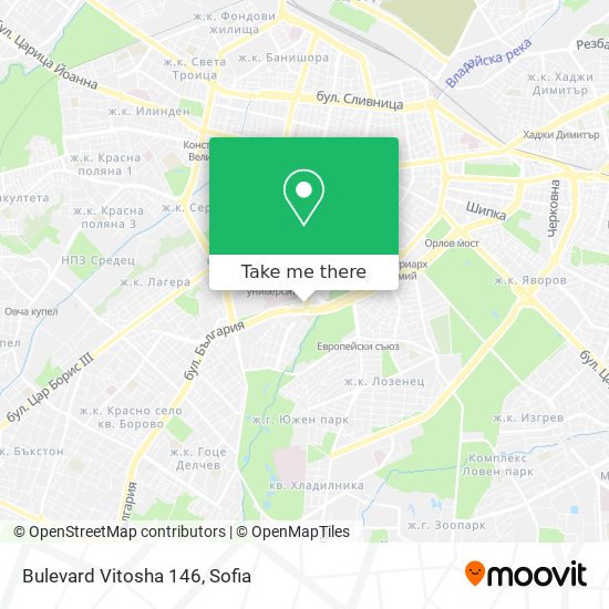 Bulevard Vitosha 146 map
