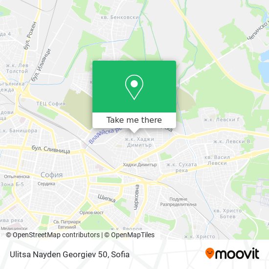Ulitsa Nayden Georgiev 50 map
