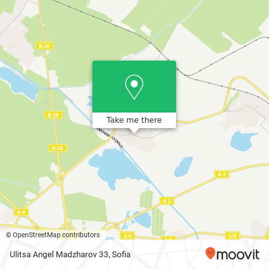 Ulitsa Angel Madzharov 33 map
