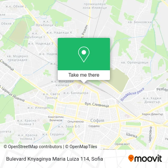Карта Bulevard Knyaginya Maria Luiza 114