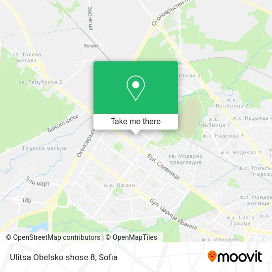 Карта Ulitsa Obelsko shose 8