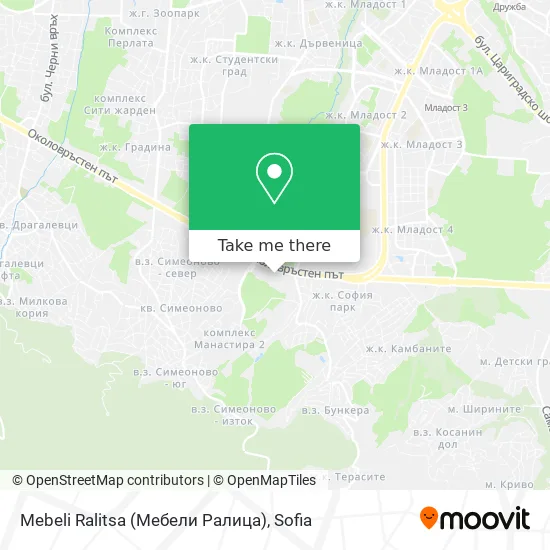 Карта Mebeli Ralitsa (Мебели Ралица)