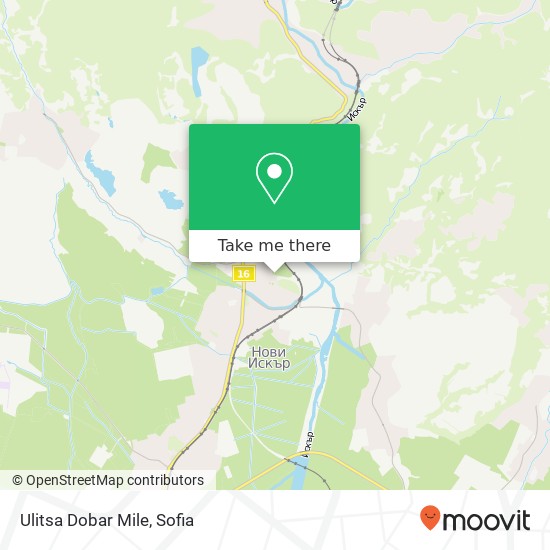 Ulitsa Dobar Mile map