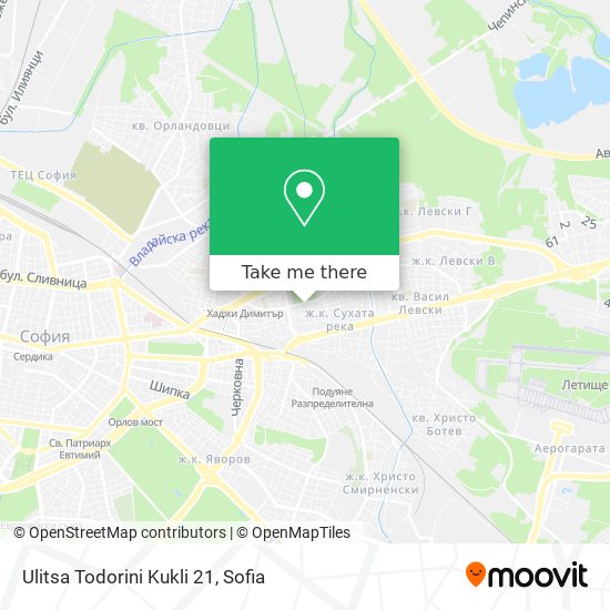 Ulitsa Todorini Kukli 21 map