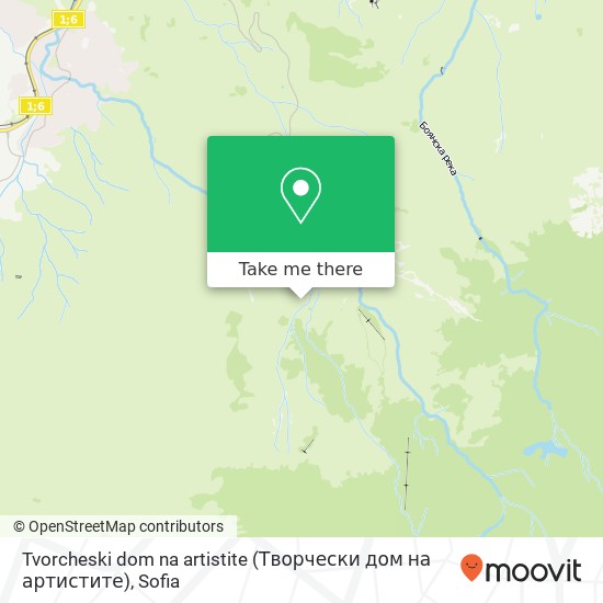 Tvorcheski dom na artistite (Творчески дом на артистите) map