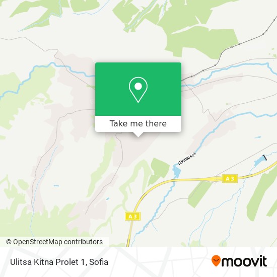 Ulitsa Kitna Prolet 1 map